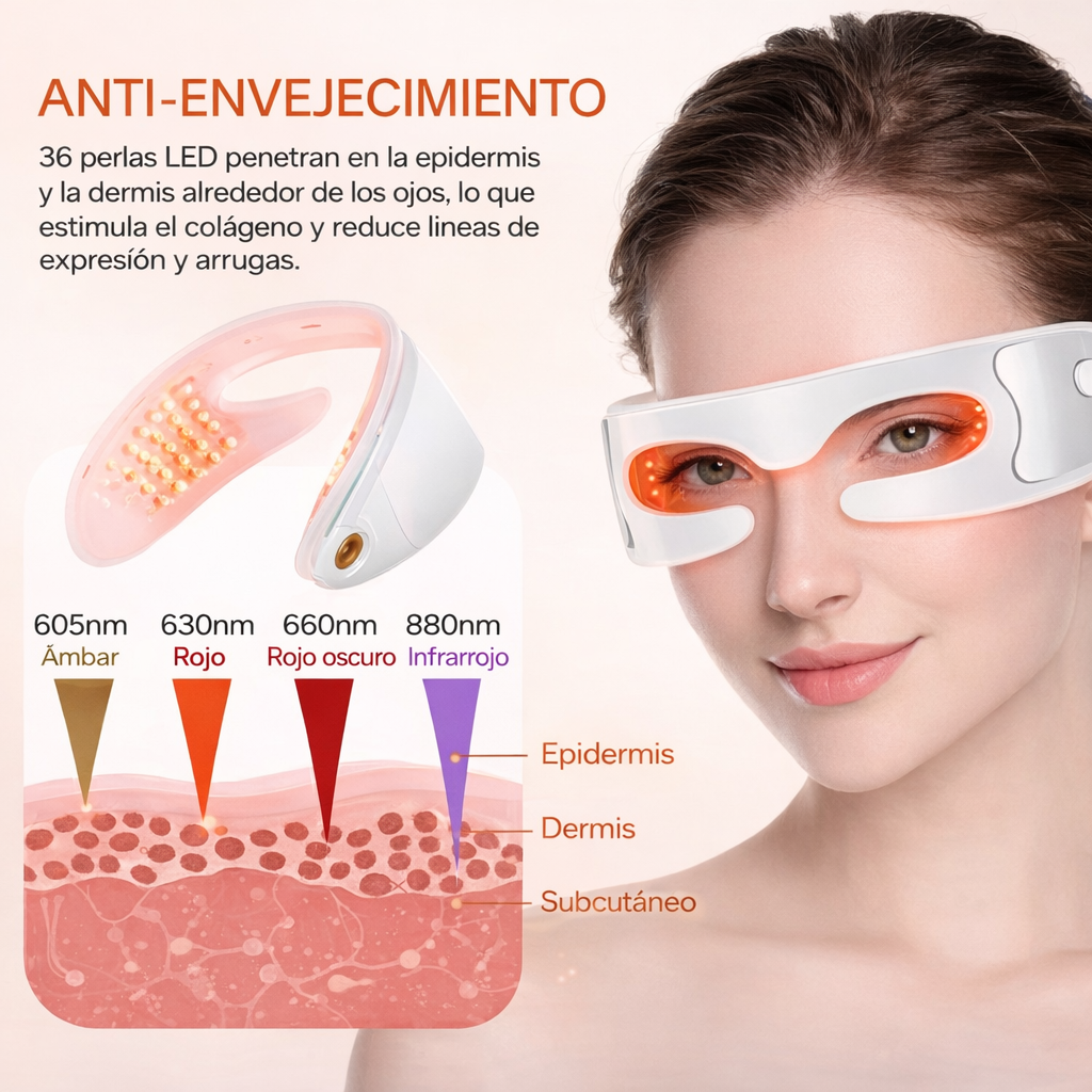 Lentes Slizzz® - Reactiva tu zona ocular con terapia Led